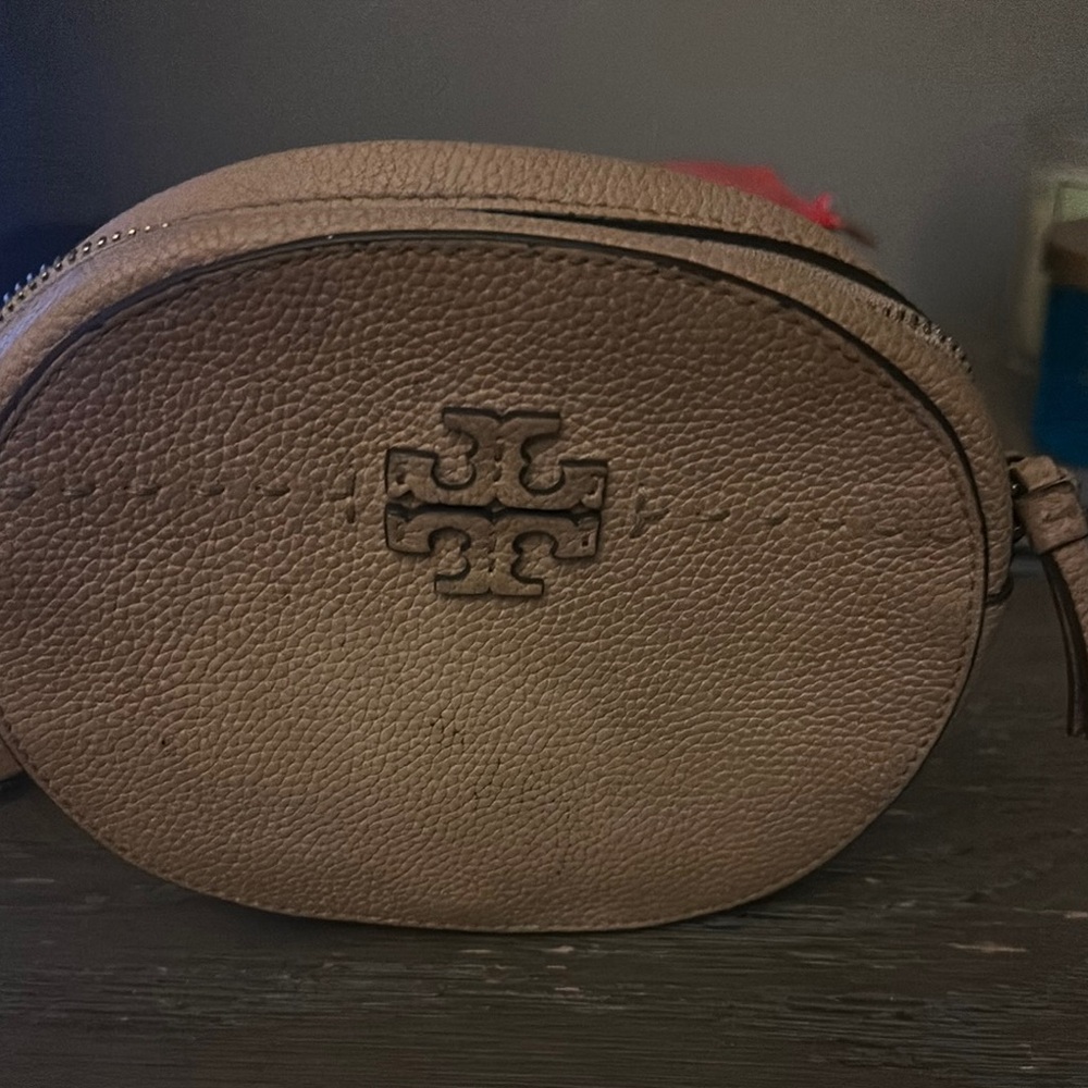 Tory Burch Tan Leather Crossbody Bag